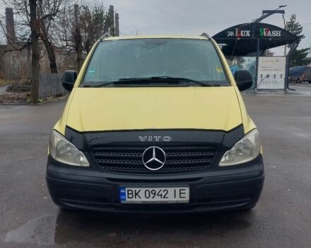 Желтый Мерседес Вито, объемом двигателя 2.1 л и пробегом 545 тыс. км за 8700 $, фото 1 на Automoto.ua