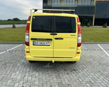 Желтый Мерседес Вито, объемом двигателя 2.1 л и пробегом 250 тыс. км за 9500 $, фото 3 на Automoto.ua