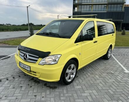 Желтый Мерседес Вито, объемом двигателя 2.1 л и пробегом 250 тыс. км за 9500 $, фото 1 на Automoto.ua