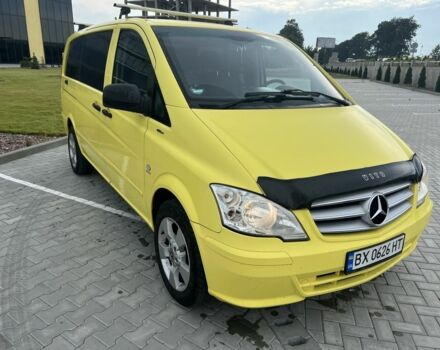 Желтый Мерседес Вито, объемом двигателя 2.1 л и пробегом 250 тыс. км за 9500 $, фото 2 на Automoto.ua