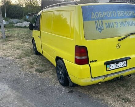 Желтый Мерседес Вито, объемом двигателя 2 л и пробегом 75 тыс. км за 3000 $, фото 4 на Automoto.ua