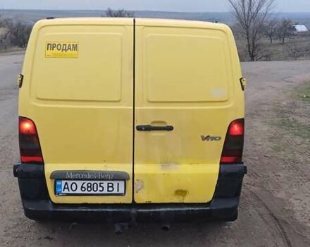 Желтый Мерседес Вито, объемом двигателя 2.15 л и пробегом 500 тыс. км за 1895 $, фото 6 на Automoto.ua