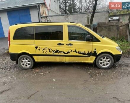 Желтый Мерседес Вито, объемом двигателя 2.15 л и пробегом 346 тыс. км за 5900 $, фото 2 на Automoto.ua