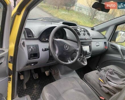 Желтый Мерседес Вито, объемом двигателя 2.15 л и пробегом 346 тыс. км за 5900 $, фото 6 на Automoto.ua