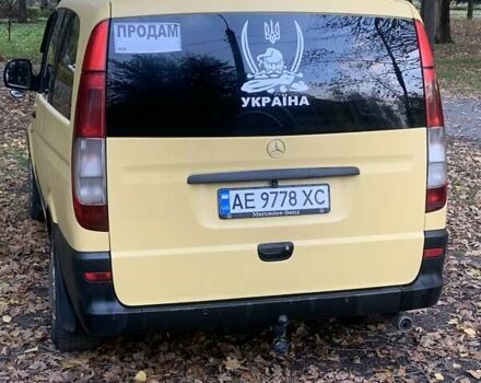 Желтый Мерседес Вито, объемом двигателя 2.2 л и пробегом 450 тыс. км за 8000 $, фото 6 на Automoto.ua