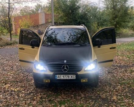 Желтый Мерседес Вито, объемом двигателя 2.2 л и пробегом 450 тыс. км за 8000 $, фото 21 на Automoto.ua