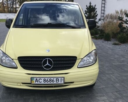 Мерседес Вито 2006 в Луцке на Automoto.ua Желтый Мерседес Вито, объемом двигателя 2.1 л и пробегом 2 тыс. км за 8900 $, фото 12 на Automoto.ua