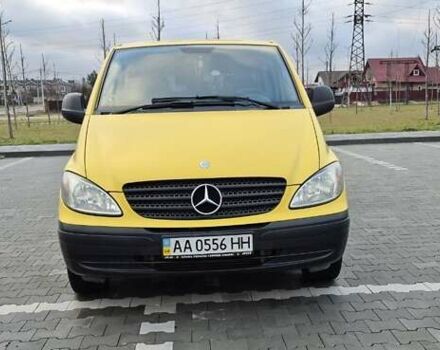 Желтый Мерседес Вито, объемом двигателя 2.2 л и пробегом 265 тыс. км за 7000 $, фото 6 на Automoto.ua