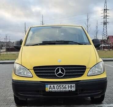 Желтый Мерседес Вито, объемом двигателя 2.2 л и пробегом 265 тыс. км за 7000 $, фото 10 на Automoto.ua