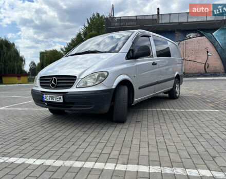 Серый Мерседес Вито, объемом двигателя 2.15 л и пробегом 337 тыс. км за 6000 $, фото 7 на Automoto.ua