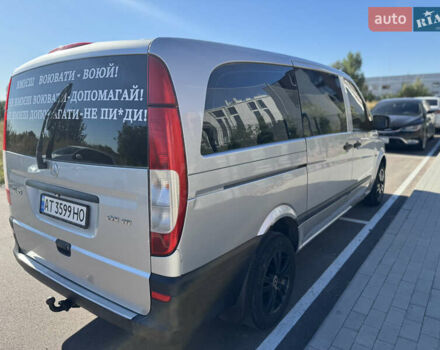 Серый Мерседес Вито, объемом двигателя 2.15 л и пробегом 344 тыс. км за 9400 $, фото 3 на Automoto.ua