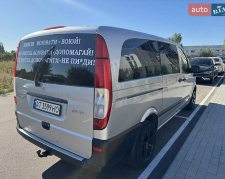 Серый Мерседес Вито, объемом двигателя 2.15 л и пробегом 344 тыс. км за 9400 $, фото 9 на Automoto.ua