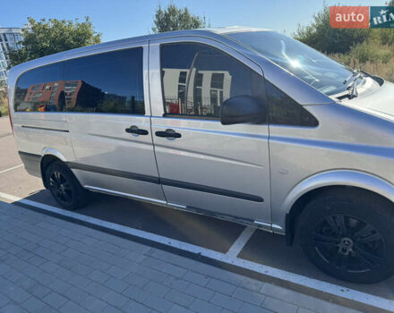 Серый Мерседес Вито, объемом двигателя 2.15 л и пробегом 344 тыс. км за 9400 $, фото 12 на Automoto.ua