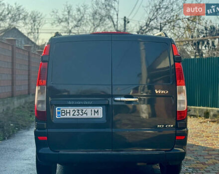 Серый Мерседес Вито, объемом двигателя 2.14 л и пробегом 370 тыс. км за 9000 $, фото 4 на Automoto.ua