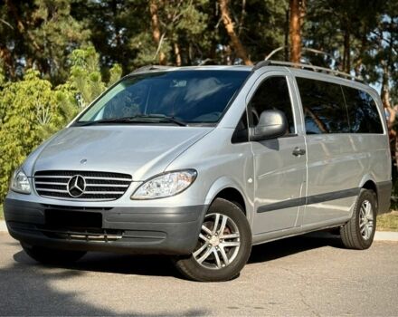 Серый Мерседес Вито, объемом двигателя 2.2 л и пробегом 285 тыс. км за 10900 $, фото 1 на Automoto.ua