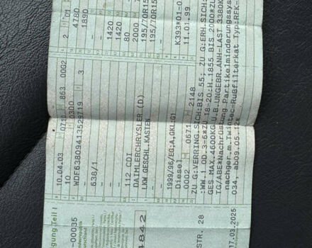 Серый Мерседес Вито, объемом двигателя 2.2 л и пробегом 346 тыс. км за 4100 $, фото 3 на Automoto.ua