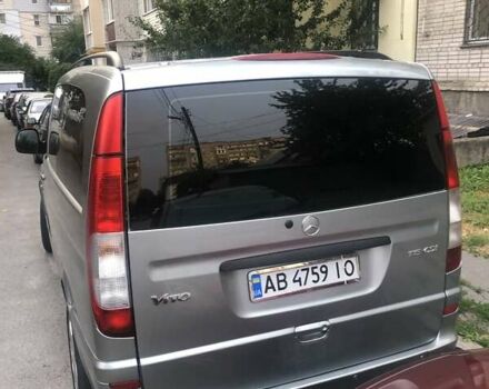 Серый Мерседес Вито, объемом двигателя 2.1 л и пробегом 380 тыс. км за 8500 $, фото 1 на Automoto.ua
