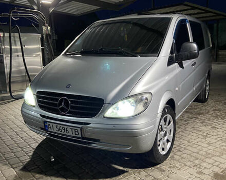 Серый Мерседес Вито, объемом двигателя 2.15 л и пробегом 215 тыс. км за 5300 $, фото 1 на Automoto.ua
