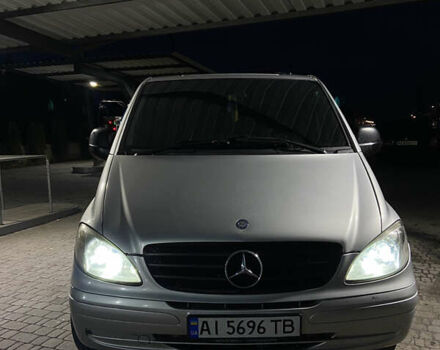 Серый Мерседес Вито, объемом двигателя 2.15 л и пробегом 215 тыс. км за 5300 $, фото 6 на Automoto.ua