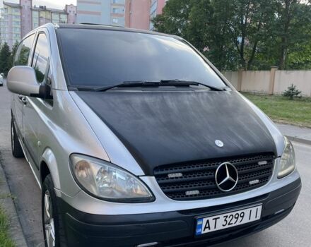 Серый Мерседес Вито, объемом двигателя 2.1 л и пробегом 465 тыс. км за 7600 $, фото 4 на Automoto.ua