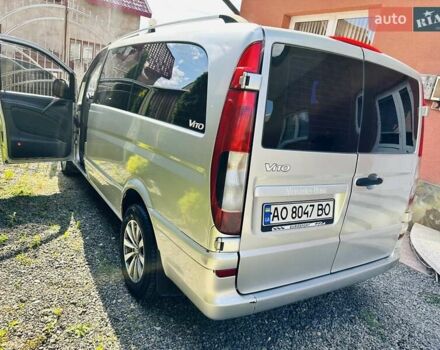 Серый Мерседес Вито, объемом двигателя 2.2 л и пробегом 263 тыс. км за 6300 $, фото 5 на Automoto.ua