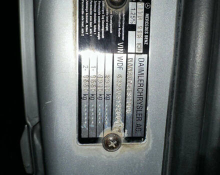 Серый Мерседес Вито, объемом двигателя 2.15 л и пробегом 504 тыс. км за 10200 $, фото 20 на Automoto.ua