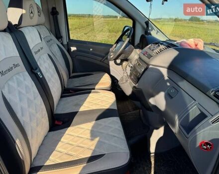 Серый Мерседес Вито, объемом двигателя 2.2 л и пробегом 208 тыс. км за 9500 $, фото 17 на Automoto.ua
