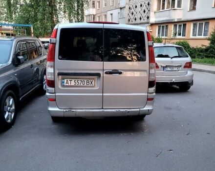 Серый Мерседес Вито, объемом двигателя 2.2 л и пробегом 360 тыс. км за 8000 $, фото 1 на Automoto.ua