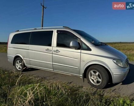 Серый Мерседес Вито, объемом двигателя 2.2 л и пробегом 208 тыс. км за 9500 $, фото 1 на Automoto.ua