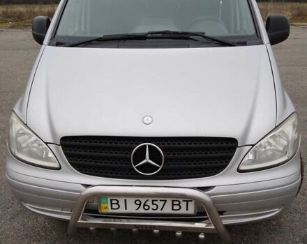 Сірий Мерседес Віто, об'ємом двигуна 2.2 л та пробігом 261 тис. км за 13500 $, фото 1 на Automoto.ua