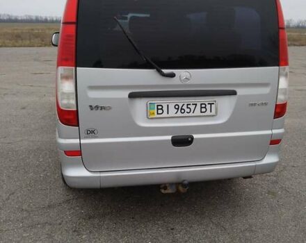 Сірий Мерседес Віто, об'ємом двигуна 2.2 л та пробігом 261 тис. км за 13500 $, фото 3 на Automoto.ua