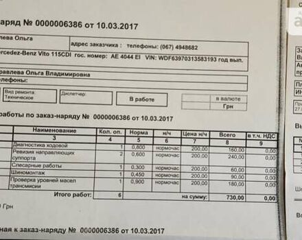 Сірий Мерседес Віто, об'ємом двигуна 2.2 л та пробігом 183 тис. км за 14500 $, фото 4 на Automoto.ua