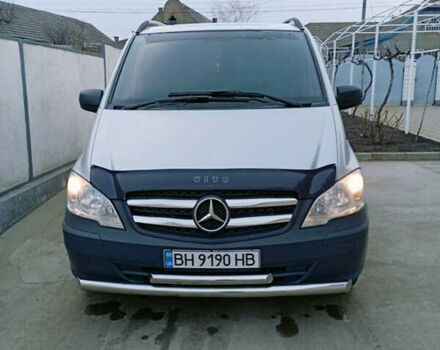 Серый Мерседес Вито, объемом двигателя 2.2 л и пробегом 287 тыс. км за 13500 $, фото 1 на Automoto.ua