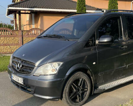 Серый Мерседес Вито, объемом двигателя 2.14 л и пробегом 292 тыс. км за 14000 $, фото 2 на Automoto.ua