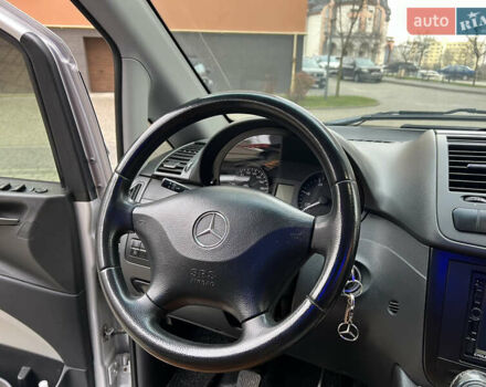 Серый Мерседес Вито, объемом двигателя 2.14 л и пробегом 305 тыс. км за 12999 $, фото 11 на Automoto.ua