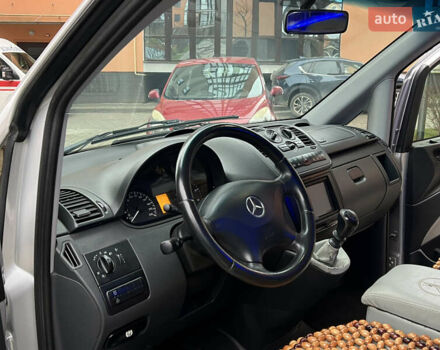 Серый Мерседес Вито, объемом двигателя 2.14 л и пробегом 305 тыс. км за 12999 $, фото 12 на Automoto.ua