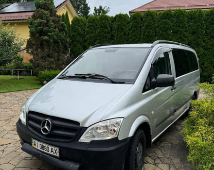 Серый Мерседес Вито, объемом двигателя 2.14 л и пробегом 163 тыс. км за 11200 $, фото 1 на Automoto.ua