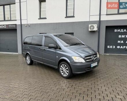 Серый Мерседес Вито, объемом двигателя 2.99 л и пробегом 240 тыс. км за 19950 $, фото 1 на Automoto.ua