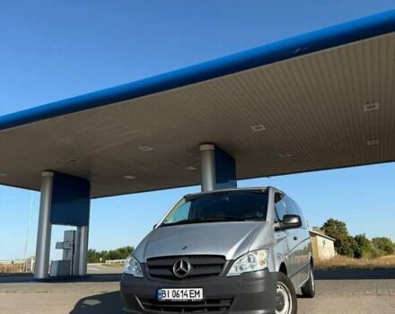 Серый Мерседес Вито, объемом двигателя 2.14 л и пробегом 214 тыс. км за 19000 $, фото 1 на Automoto.ua