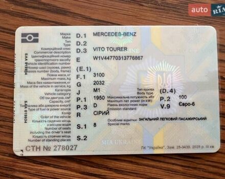 Серый Мерседес Вито, объемом двигателя 1.95 л и пробегом 131 тыс. км за 34777 $, фото 38 на Automoto.ua