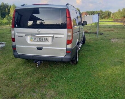 Серый Мерседес Вито, объемом двигателя 2.2 л и пробегом 350 тыс. км за 7600 $, фото 3 на Automoto.ua