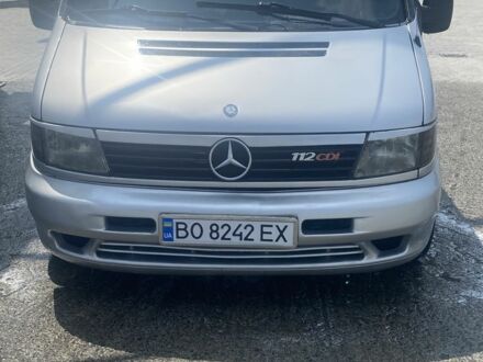 Мерседес Віто 2001 у Тернополі на Automoto.ua Сірий Мерседес Віто, об'ємом двигуна 2.1 л та пробігом 340 тис. км за 6700 $, фото 1 на Automoto.ua