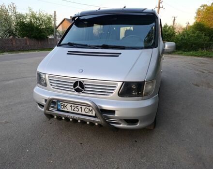 Серый Мерседес Вито, объемом двигателя 2.1 л и пробегом 490 тыс. км за 5800 $, фото 1 на Automoto.ua