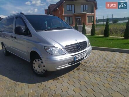 Серый Мерседес Вито, объемом двигателя 2.2 л и пробегом 460 тыс. км за 7300 $, фото 1 на Automoto.ua