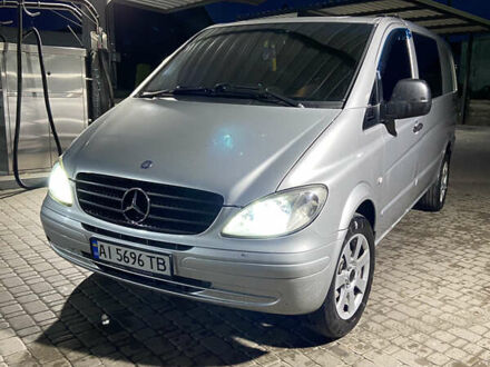 Серый Мерседес Вито, объемом двигателя 2.15 л и пробегом 215 тыс. км за 5300 $, фото 1 на Automoto.ua