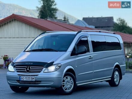 Серый Мерседес Вито, объемом двигателя 2.2 л и пробегом 384 тыс. км за 7800 $, фото 1 на Automoto.ua