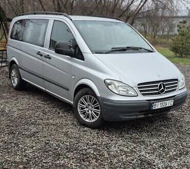 Серый Мерседес Вито, объемом двигателя 2.15 л и пробегом 270 тыс. км за 8200 $, фото 1 на Automoto.ua