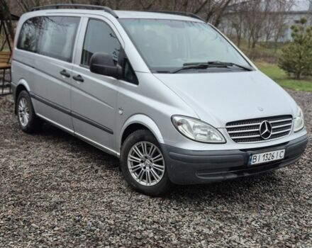 Серый Мерседес Вито, объемом двигателя 2.2 л и пробегом 270 тыс. км за 7900 $, фото 1 на Automoto.ua