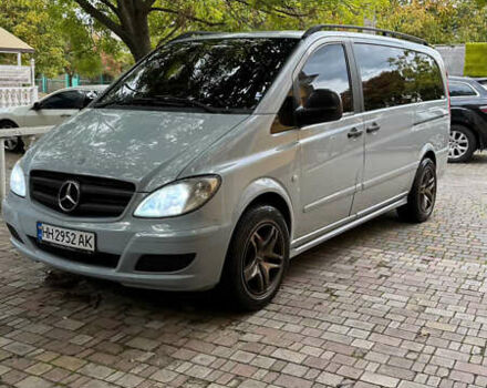 Серый Мерседес Вито, объемом двигателя 2.2 л и пробегом 400 тыс. км за 9000 $, фото 1 на Automoto.ua