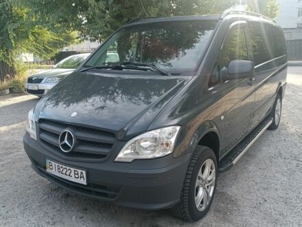 Серый Мерседес Вито, объемом двигателя 2.1 л и пробегом 340 тыс. км за 18500 $, фото 1 на Automoto.ua